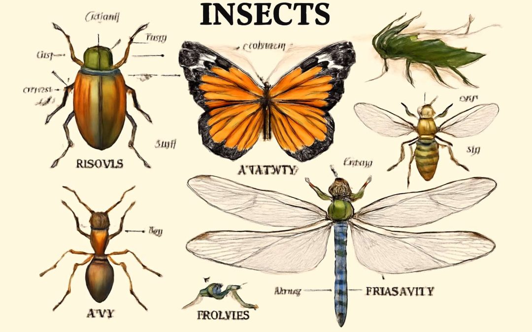Detailed Insects Diagram: A Visual Guide to Different Types and Their Unique Features