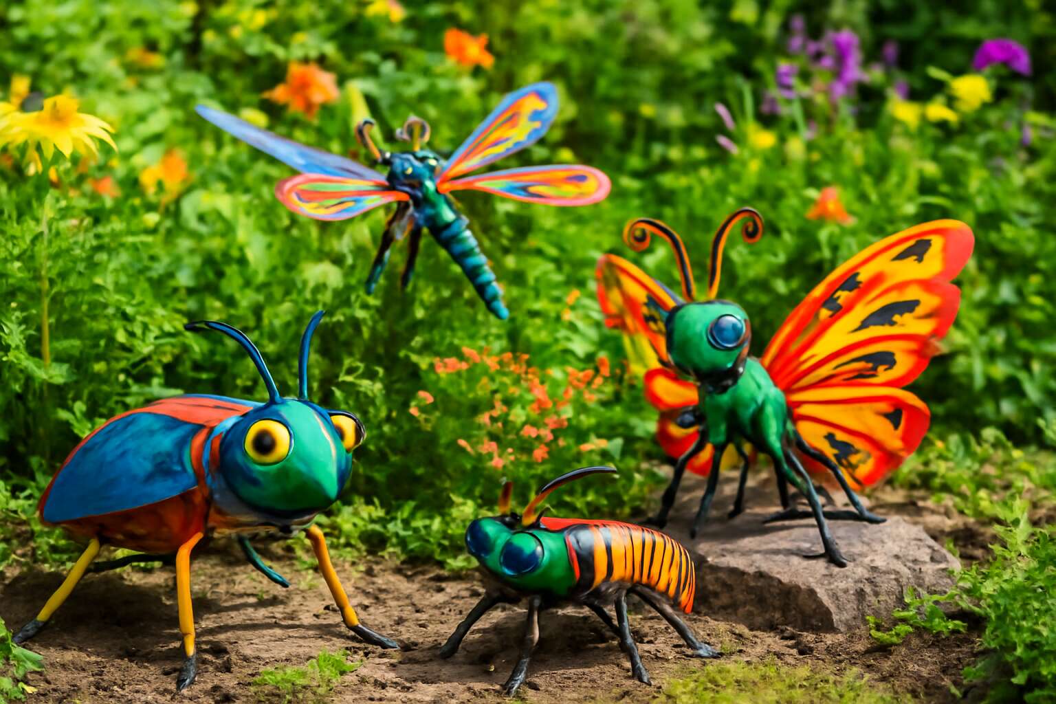 Discover the Creative World of Insects with Recycled Materials: Nature ...