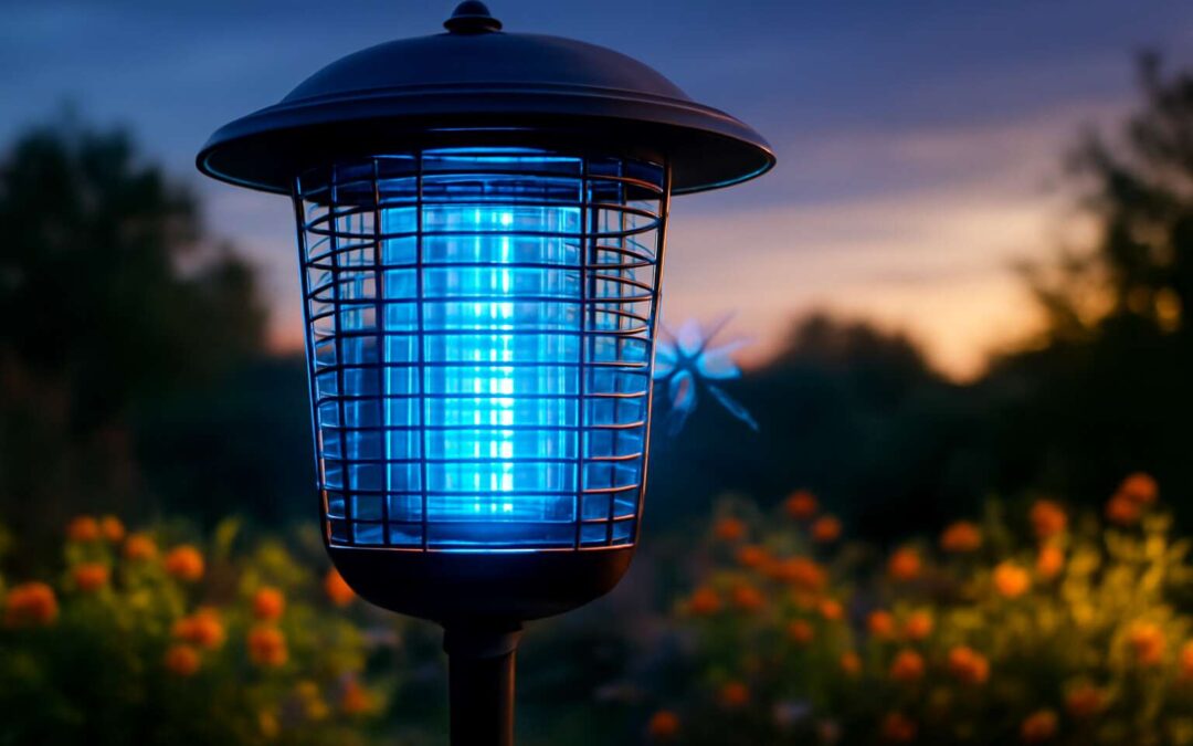 Backyard pest solution: bug zapper kill flies for a cleaner, calmer outdoor space