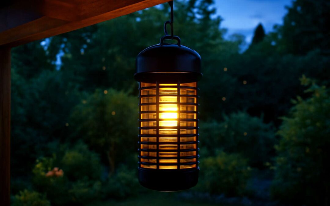 Enjoy bug-free nights with the 6w bug zapper: compact, powerful, cordless.